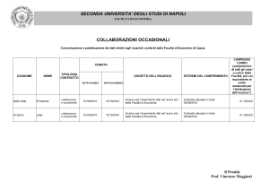 seconda universita` degli studi di napoli