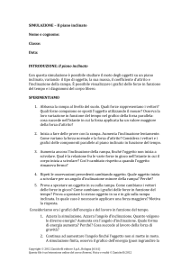 Il piano inclinato