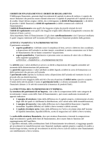 i debiti di finanziamento ei debiti di regolamento