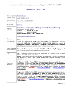 Autorizzazione del trattamento dei dati personali secondo la legge