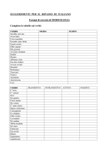 suggerimenti per il ripasso di italiano