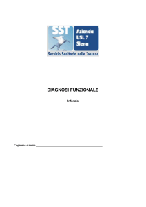 Diagnosi Funzionale