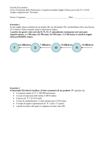 Esercizio 1