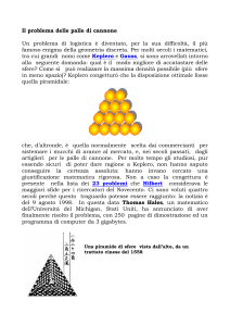 Il problema delle palle di cannone