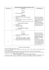 PROGRAMMAZIONE DISCIPLINARE DI LATINO