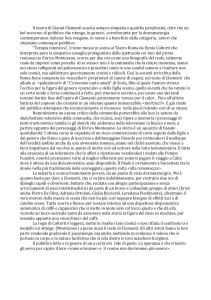 Il teatro di Gianni Clementi suscita sempre simpatia e qualche