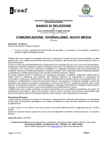Bando - IRSEF