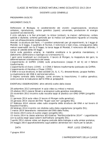 3E scienze - Giotto Ulivi