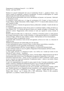 Programma di Architettura Navale II dell`A
