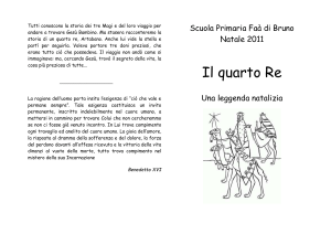 L`Avvenimento del Natale ogni anno riaccade perché noi uomini