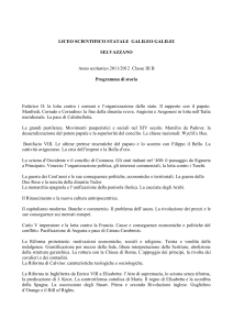 programma storia 3 B 2012