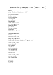UNGARETTI - WordPress.com