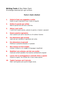 Writing Tools di Roy Peter Clark 50 strategie essenziali per ogni