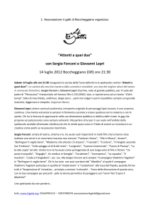 L` Associazione 4 gatti di Boccheggiano organizza: “Attenti a quei