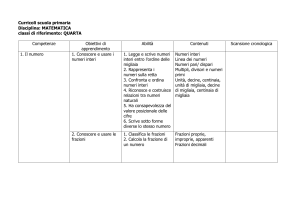 Curricoli scuola primaria