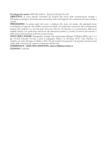 Sociologia dei media