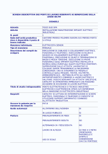 TOZZI SUD tubista DIS - Centri per l`impiego