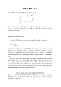 simulazione del circuito con pspice