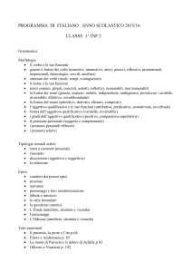 PROGRAMMA DI ITALIANO ANNO SCOLASTICO 2013/14