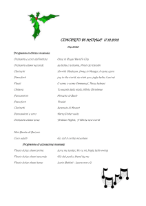 concerto di natale 17 - Istituto Comprensivo di STRESA