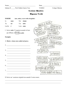 Ripasso Verbi - Mrs Ruthie Online