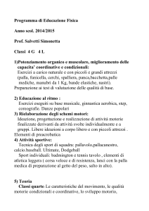 Programma di Educazione Fisica