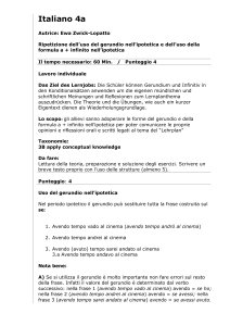 4a Uso del gerundio lavoro individuale