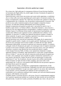 Separazione e divorzio: genitori per sempre