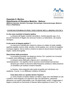 consenso informato per l`esecuzione della biopsia