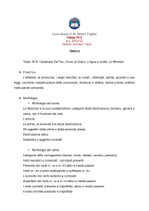 Programmi - Liceo Classico Dettori