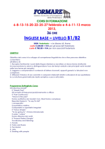 Fabiana Franco - Formare srl al numero 06 549121 o all`indirizzo e