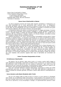 Communicationes nº 63 : 15-06-2006