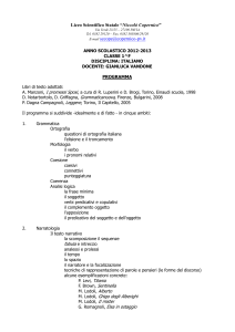 classe 1^f - “copernico” – pavia
