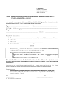 COORD. U.O.C. INFANZIA ADOLESCENZA E