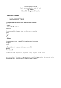 Programma di Geografia