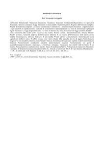 Matematica finanziaria