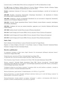 Curriculum Integrale