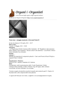 Totus tuus - omaggio musicale a Giovanni Paolo II
