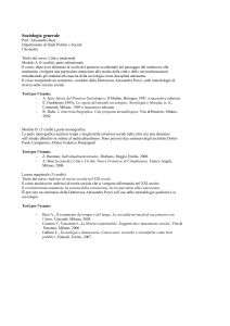 Sociologia generale (Bosi)