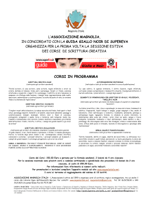Magnolia Italia L`ASSOCIAZIONE MAGNOLIA, IN CONCORDATO