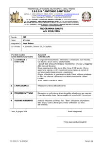 classe 3^l - ISISS Antonio SANT`ELIA