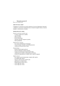 Matematica generale II