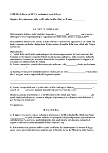 delibera approvazione tariffa rifiuti