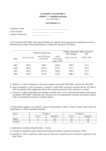 statistica economica - Dipartimento di Economia, Finanza e Statistica