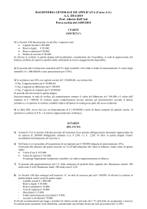 Società e bilancio 14.09.2015