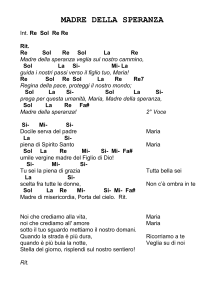 madre della speranza (re)