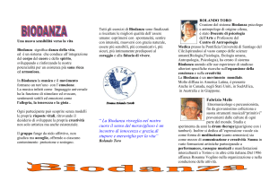 Insegnante di Biodanza è specializzata in