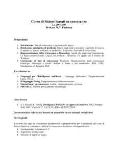 Corso di Intelligenza Artificiale