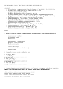 Esercizi - collegio arcivescovile bentivoglio