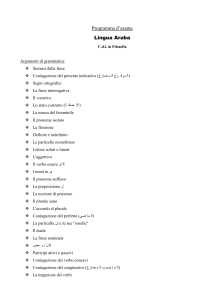 Programma di Lingua Araba